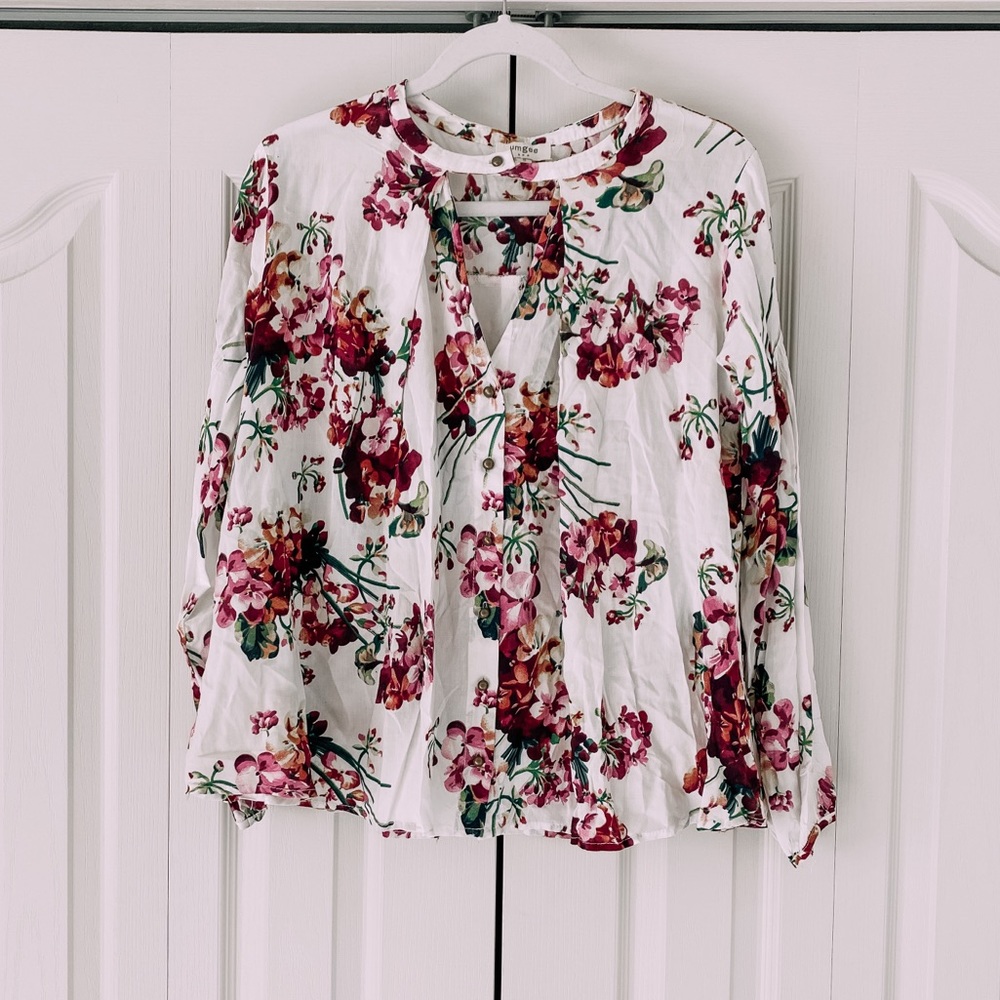 Umgee Floral Blouse